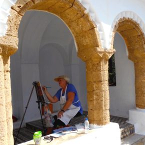 Working in the Shade of a Byzantine Colonade